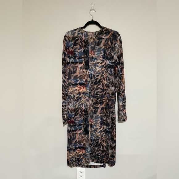Peruvian Connection Patterned Faux Wrap Dress Size XL - Picture 3 of 10
